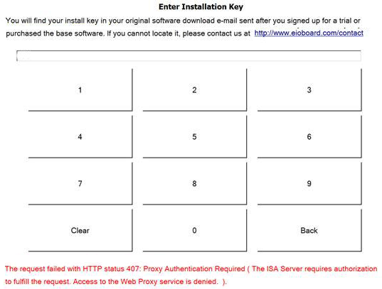 Installation Key