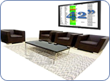 Large Screen Display in and Entrance or Lobby