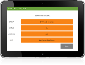 Roll-Call Configuration | Emergency Mustering