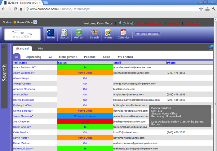 Browser Interface Full Screenshot