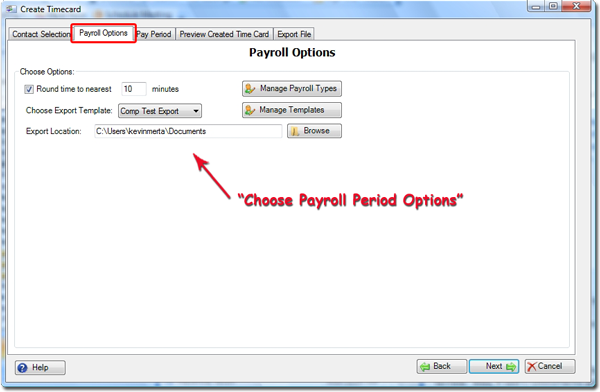 EIOBoard Timecard Payroll Option