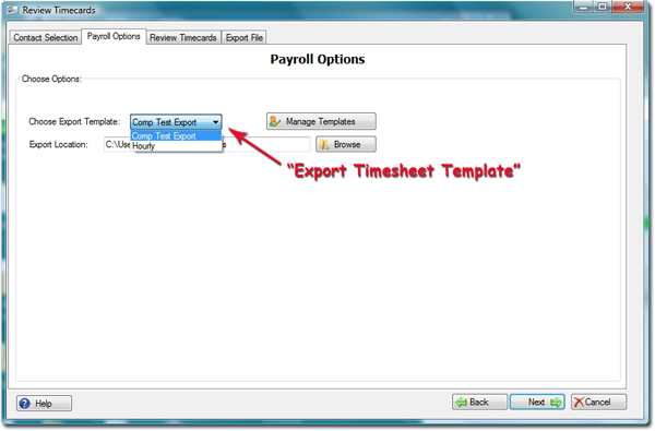 EIOBoard Timecard Payroll Option