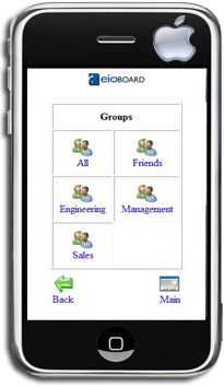EIOBoard In Out Board Mobile Groups