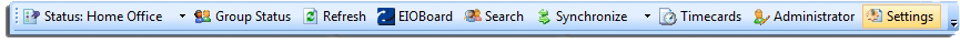 EIOBoard In Out Board Settings Toolbar Button