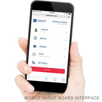 Mobile In & Out Board App