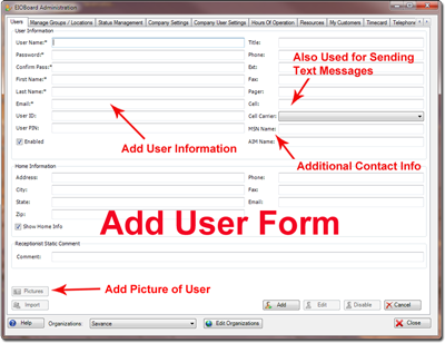 Add User Form