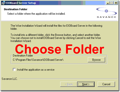 Choose Folder