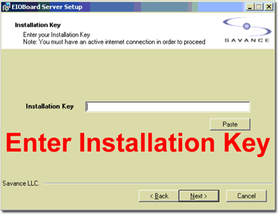 Installation Key