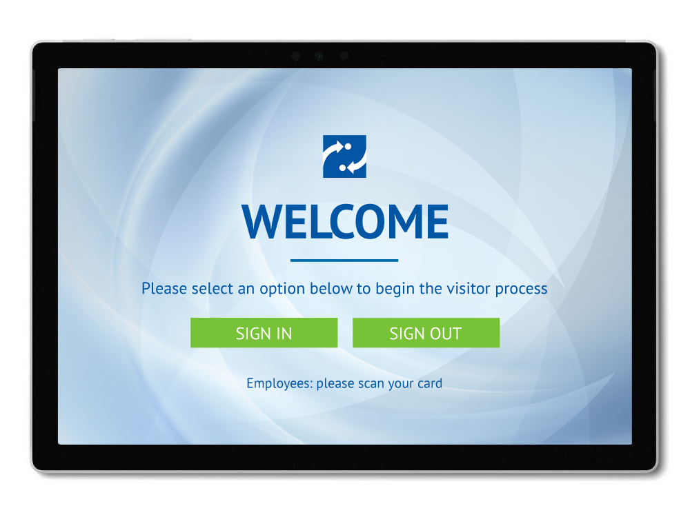 12in Tablet Kiosk for Visitor Management & Staff Tracking