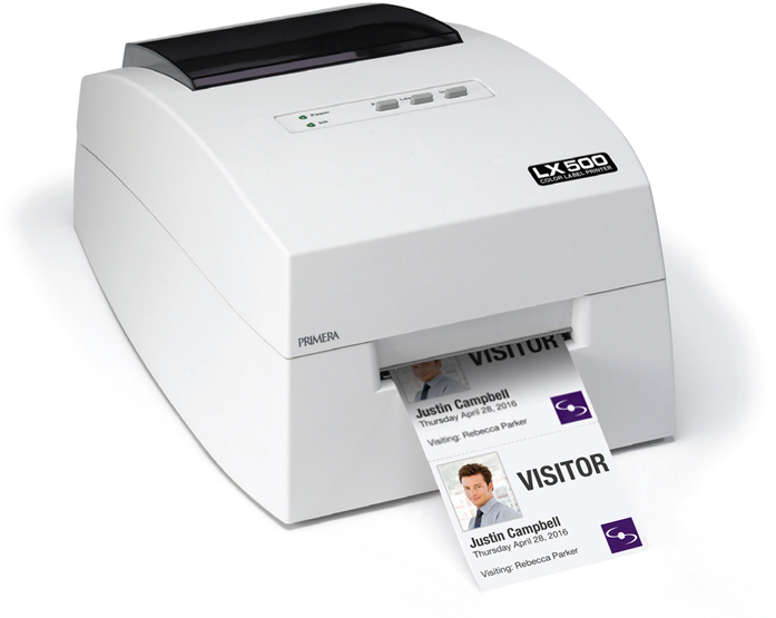 Full-color label printer