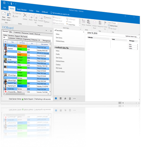 Outlook Interface Compatible with Windows 8