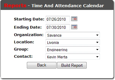 Time and Attendance