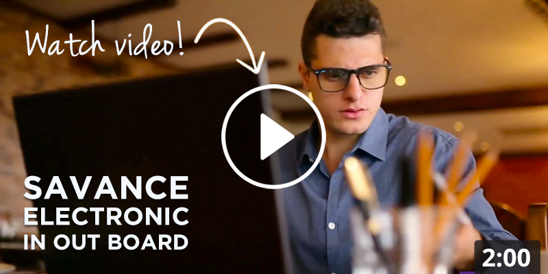 Savance EIOBoard Electronic In Out Board Overview Video