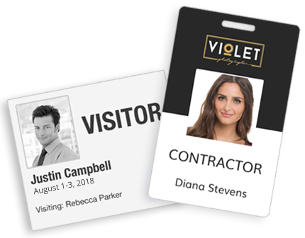 Print Custom Visitor Badges/Passes