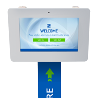 Outdoor Visitor Management Kiosk