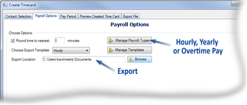 Payroll Options