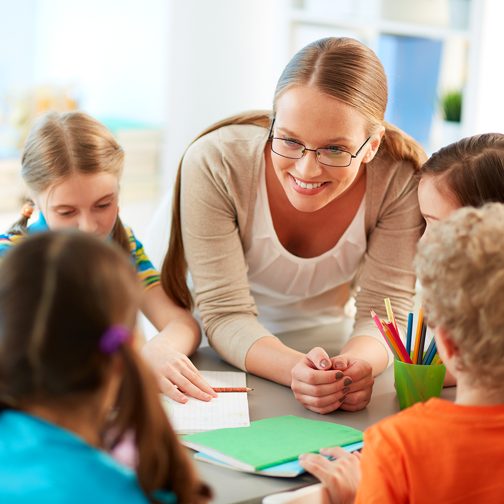 Safe and happy students and teacher